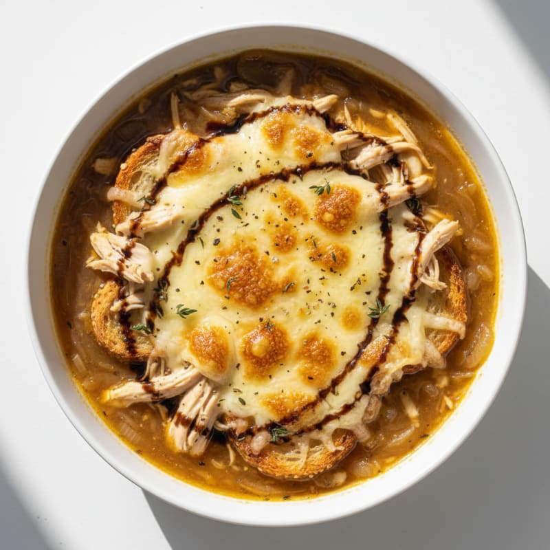 Caramelized Onion and Gruyere Soup