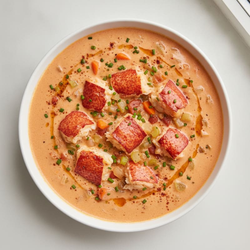 Rich Lobster Bisque with Sherry