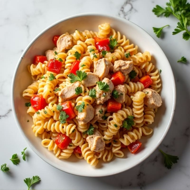 Creamy Cajun Chicken Pasta with Bell Peppers