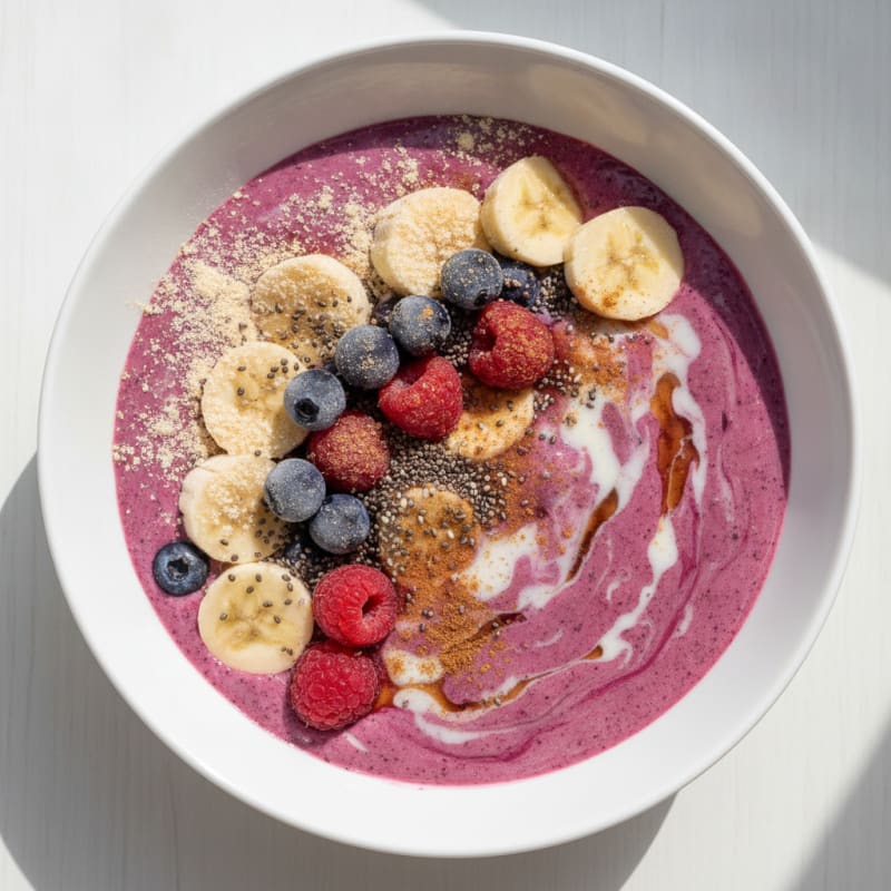 Berry Banana Breakfast Smoothie