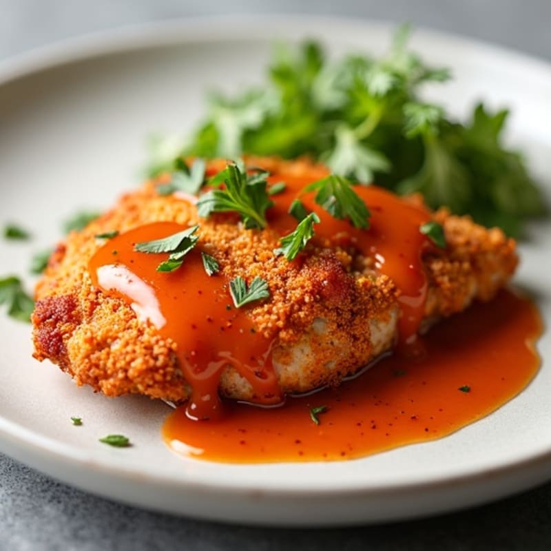 Crispy Baked Chicken with Sweet Chili Garlic Sauce