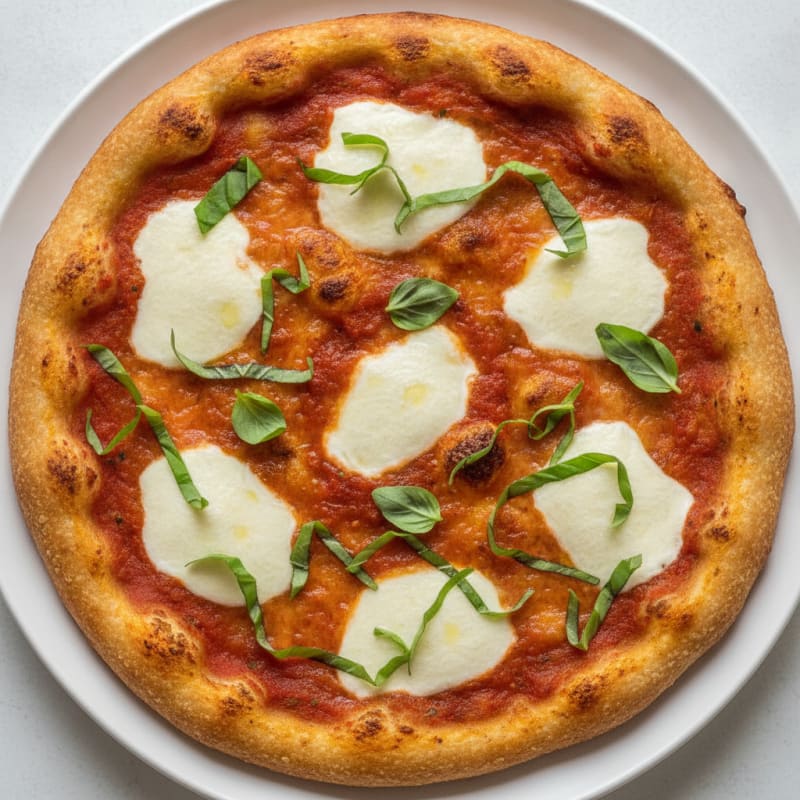 Classic Margherita Pizza with Fresh Basil