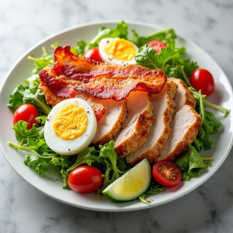 Fresh Turkey and Crispy Bacon Salad