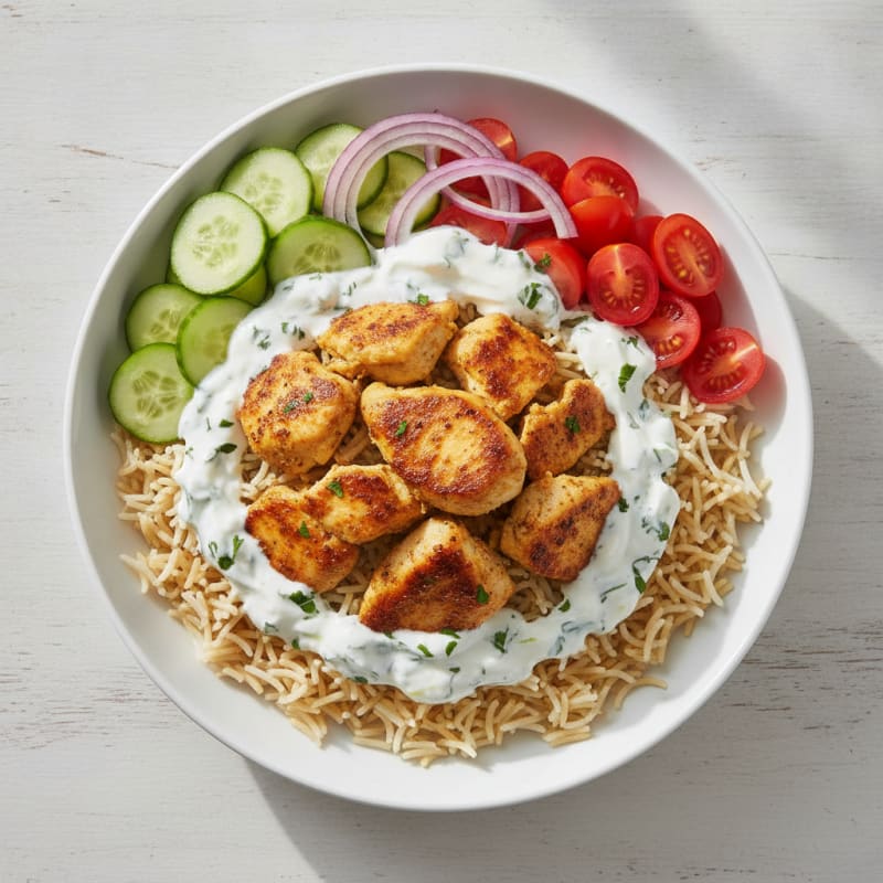 Chicken Shawarma Rice Bowl