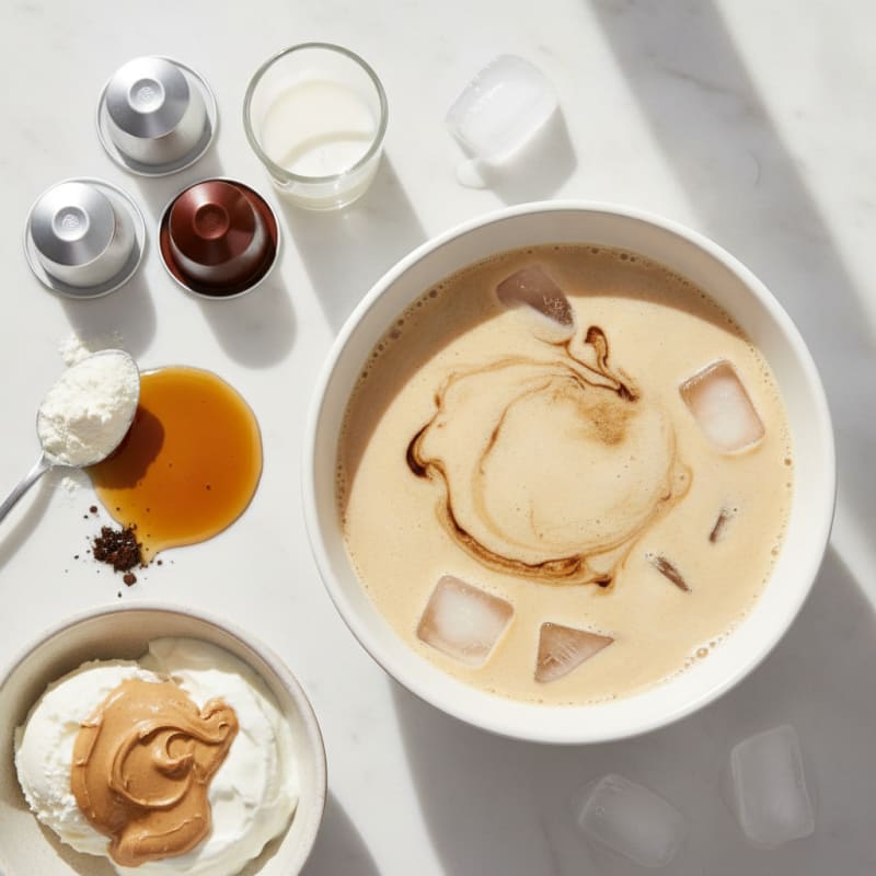 Iced Nespresso Vanilla Bean Latte