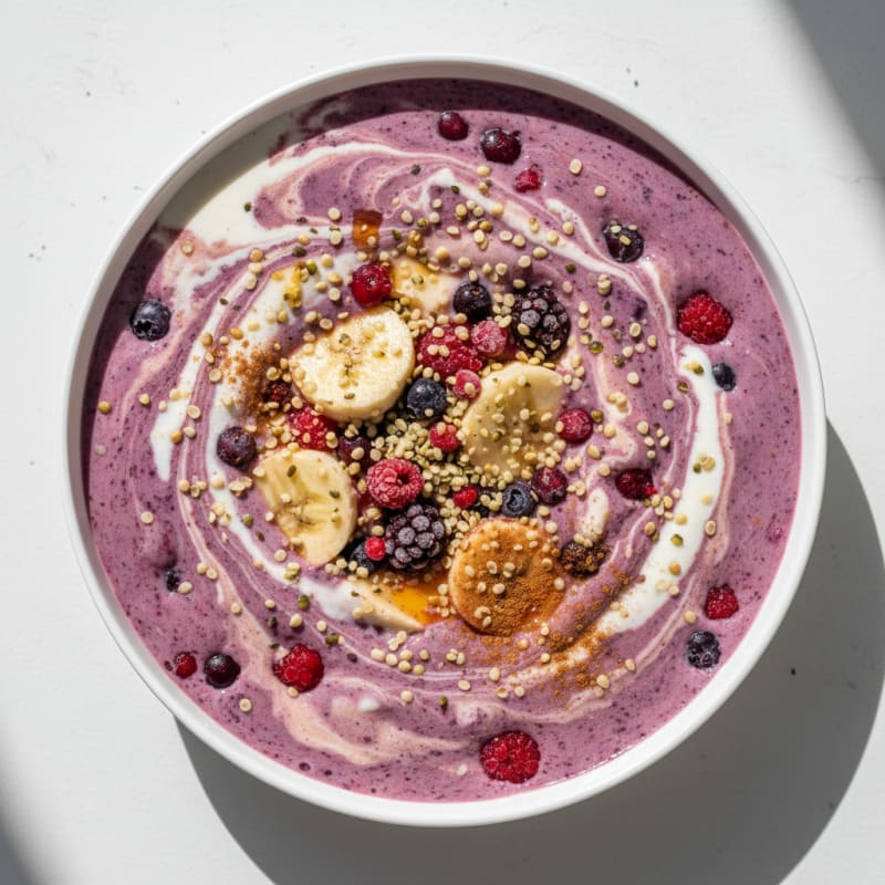 Berry Banana Protein Power Shake