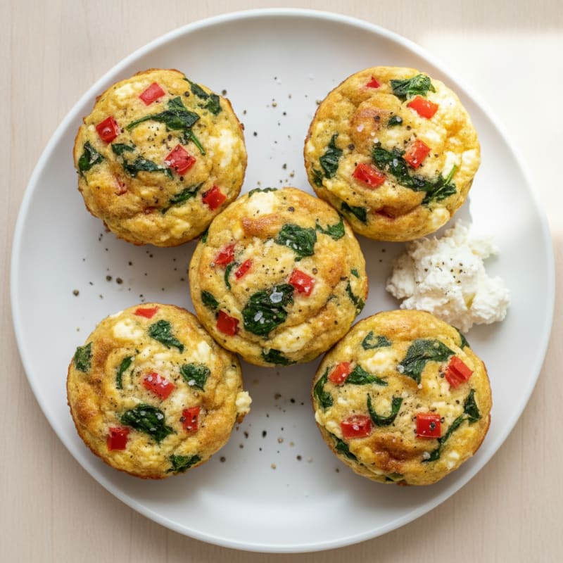 Savory Cottage Cheese Breakfast Muffins