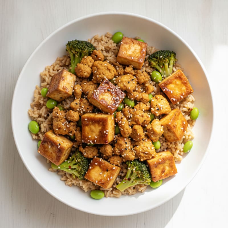 Asian Tofu Protein Power Bowl