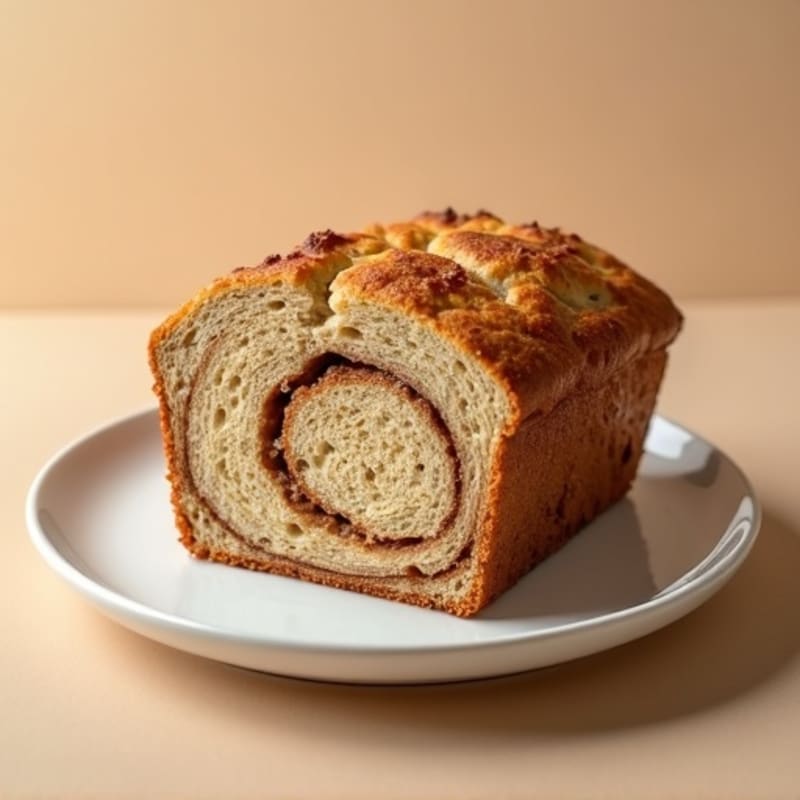 High-Protein Cinnamon Swirl Greek Yogurt Bread