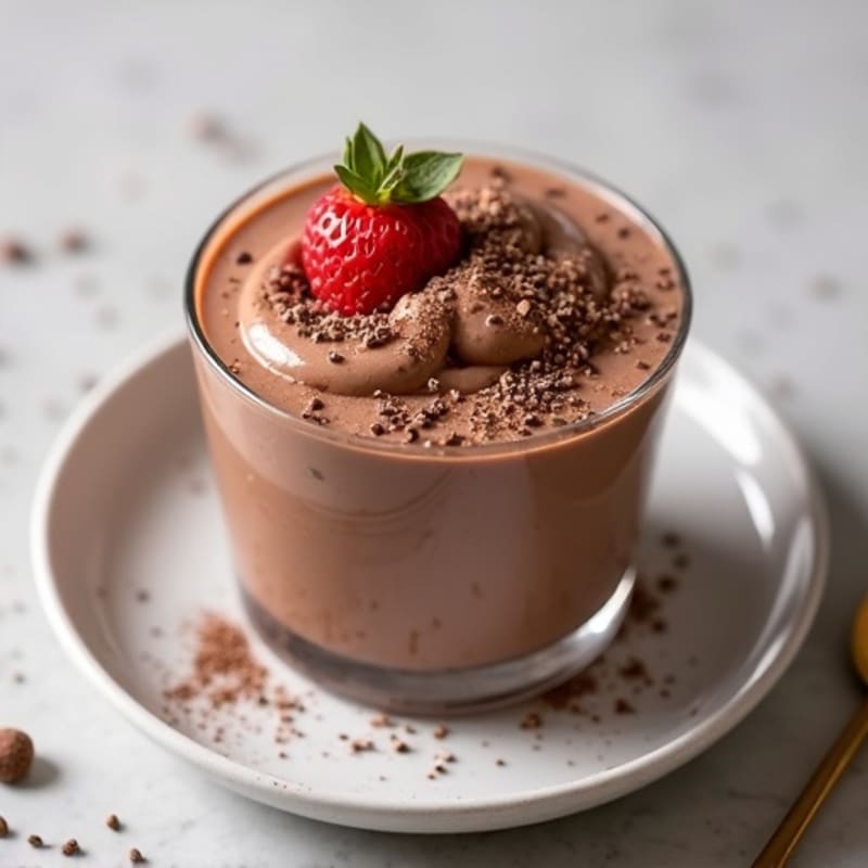Silky Chocolate Protein Pudding