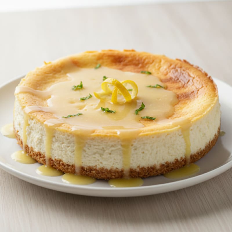 Creamy Greek Yogurt Protein Cheesecake