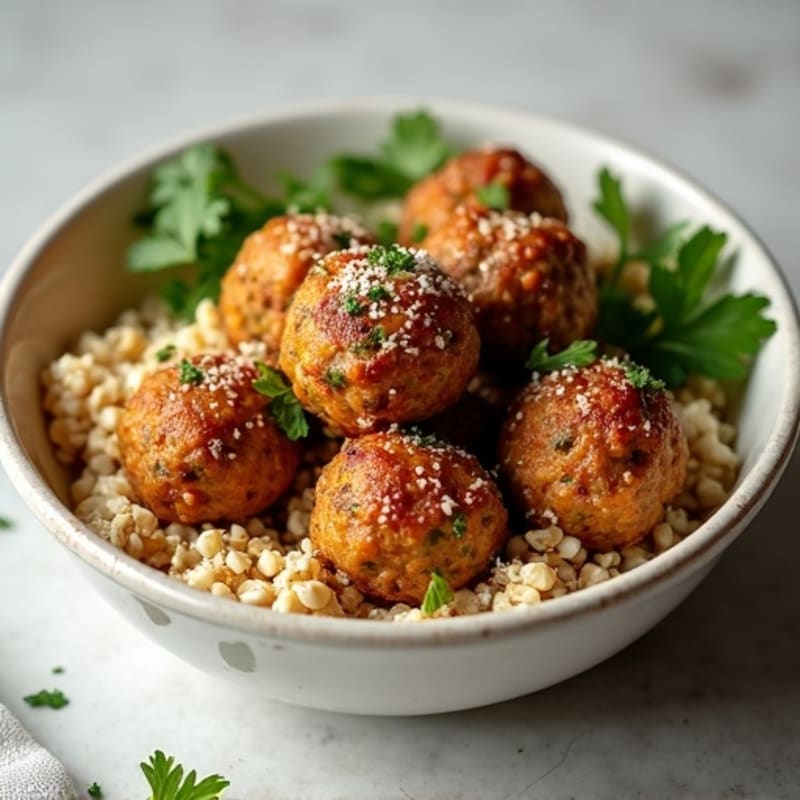 Hearty Baked Lentil Meatballs
