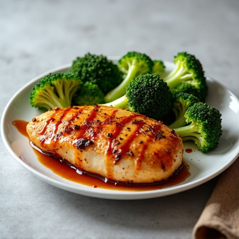Sheet Pan Teriyaki Chicken and Roasted Broccoli