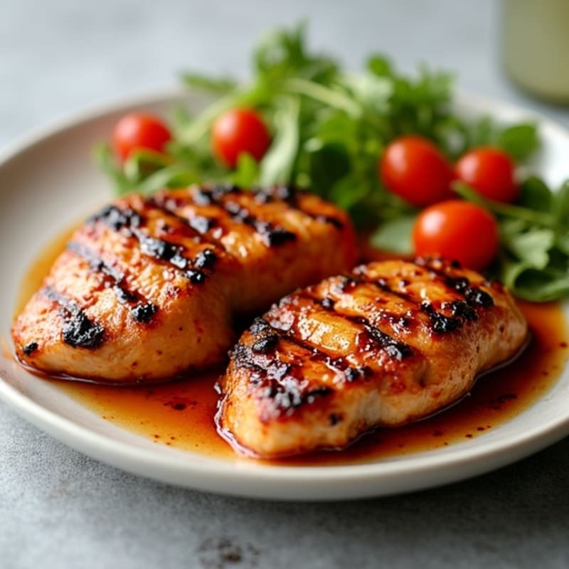 Grilled Honey BBQ Chicken Breasts