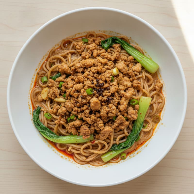 Sichuan Dan Dan Noodles with Chili Oil