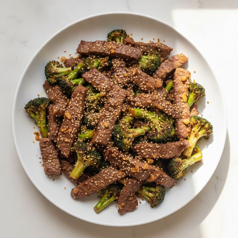 Sesame Beef and Broccoli Stir-Fry