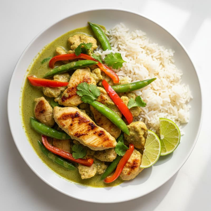Creamy Thai Green Curry Chicken