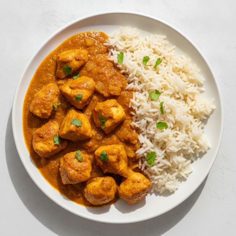 Clean Chicken Tikka Masala with Basmati Rice