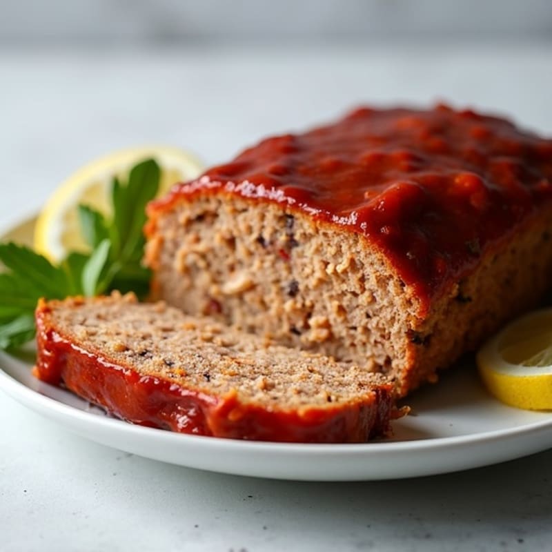 Juicy Lean BBQ Bacon Turkey Meatloaf