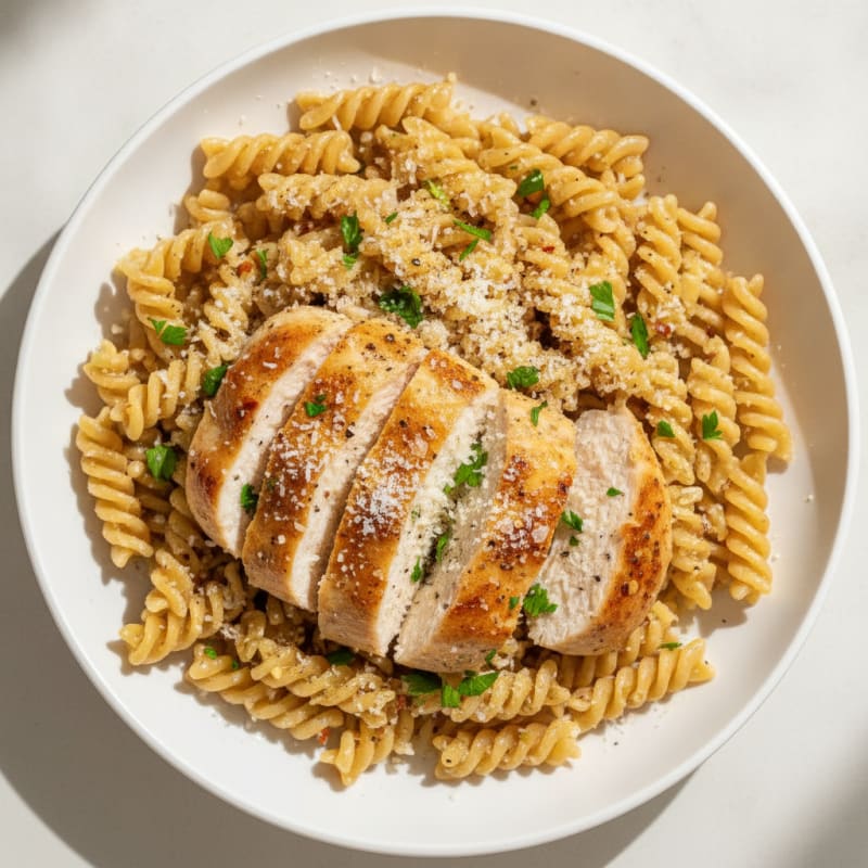 Classic Garlic Parmesan Pasta