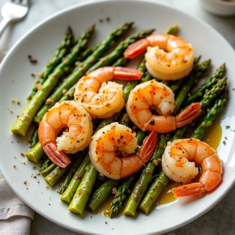 15-Minute Sheet Pan Lemon Garlic Shrimp with Asparagus