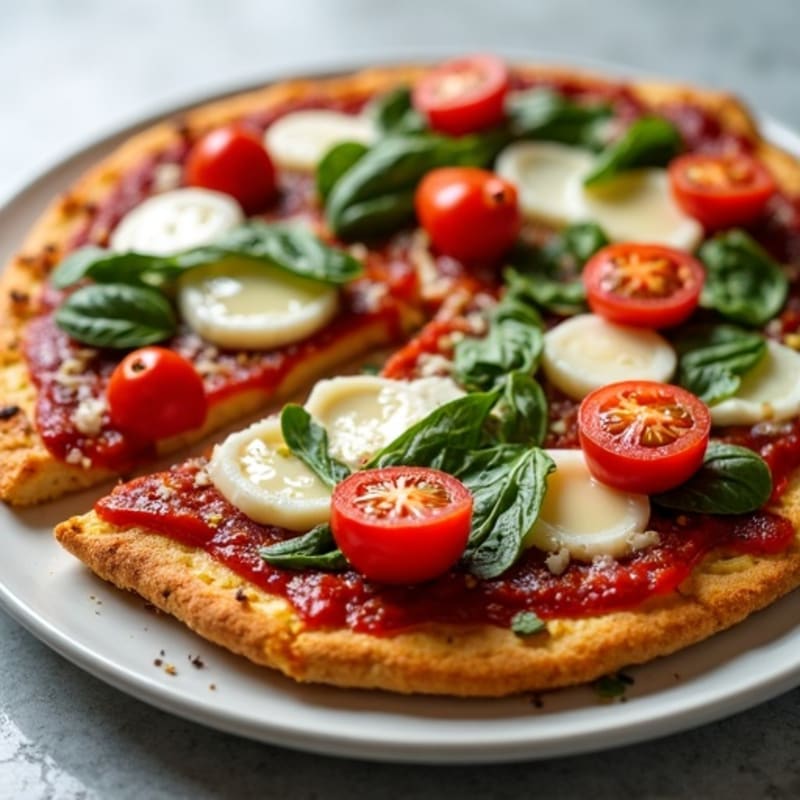 Sheet Pan Chicken Sausage and Crispy Veggie Pizza