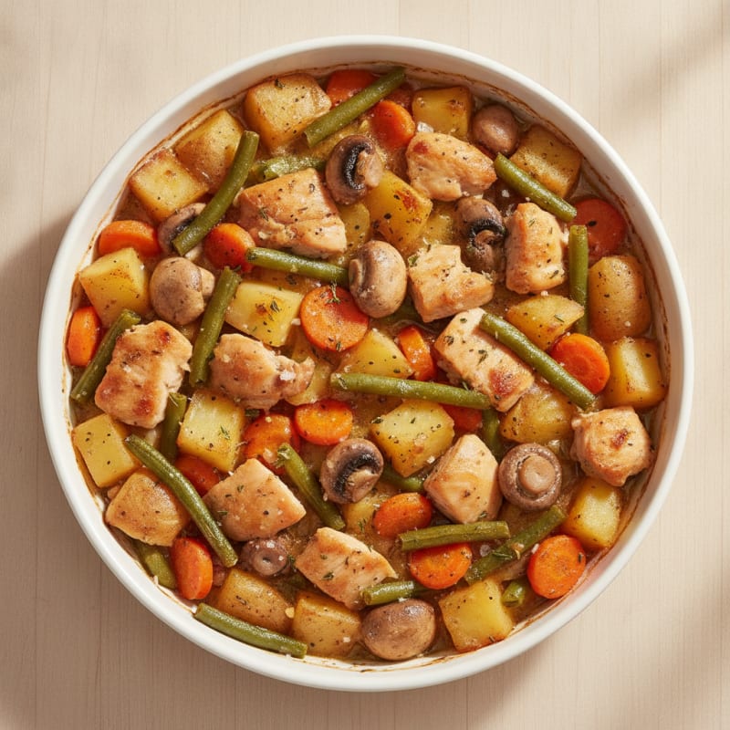 Hearty Chicken and Vegetable Casserole