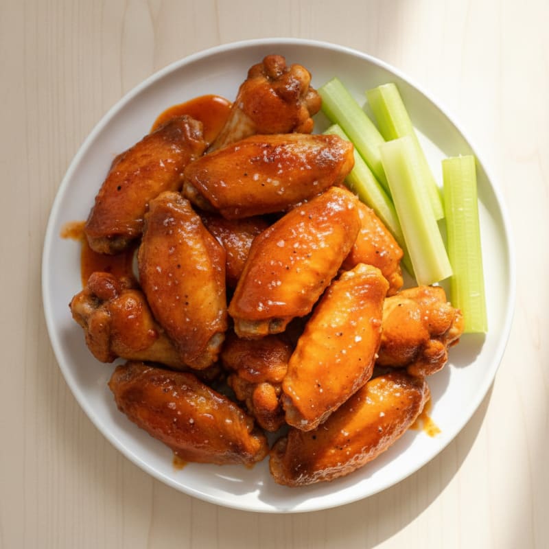 Sweet and Spicy BBQ Chicken Wings