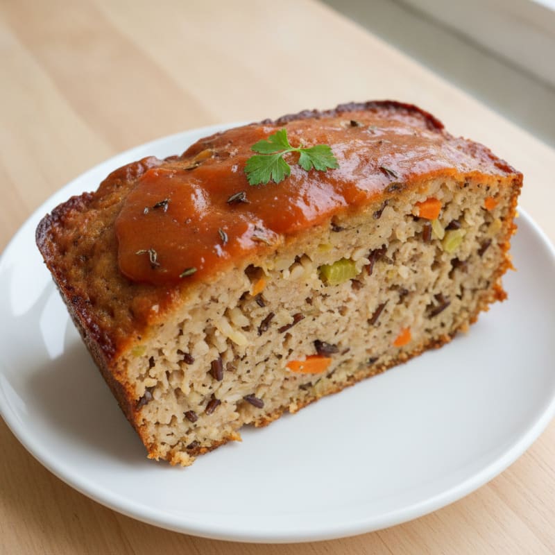 Turkey and Wild Rice Meatloaf