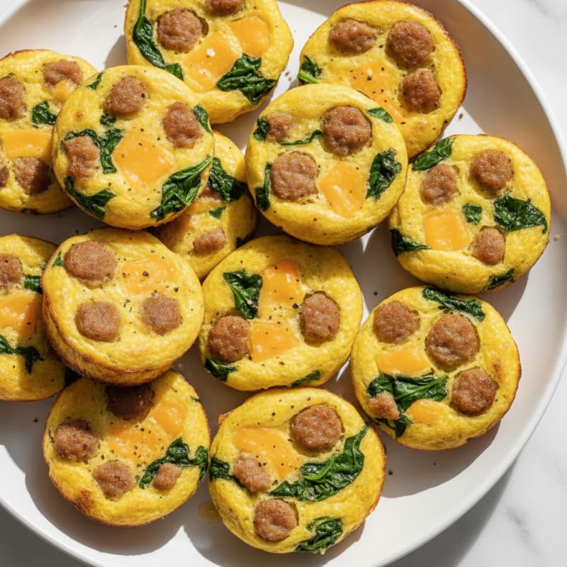 Savory Baked Egg & Cheese Bites