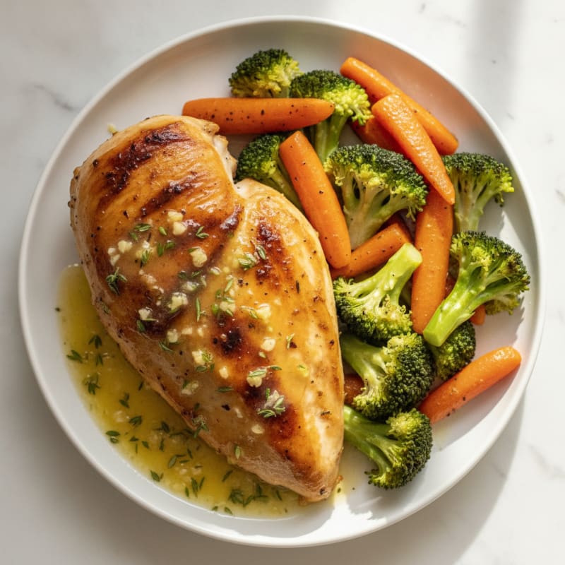 Lemon Herb Roasted Chicken with Vegetables