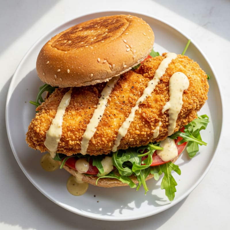 Crispy Buttermilk Fried Chicken Sandwich