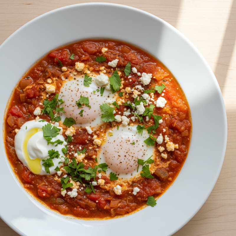 Classic Shakshuka with Feta and Herbs