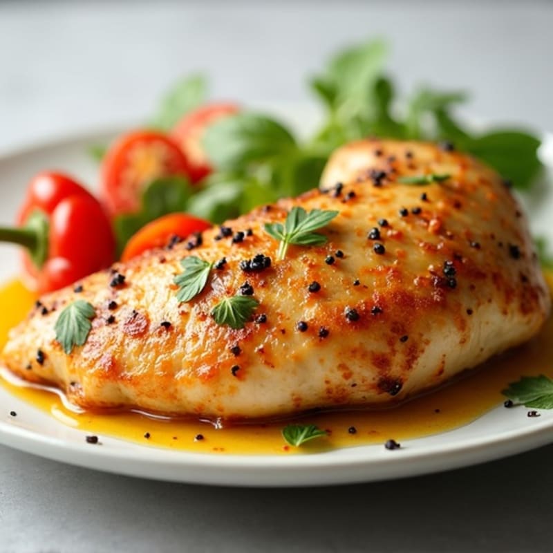 Lemon-Garlic Spiced Roasted Chicken