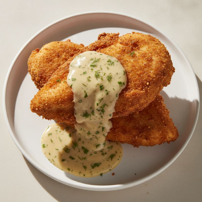 Buttermilk Fried Chicken with Creamy Gravy