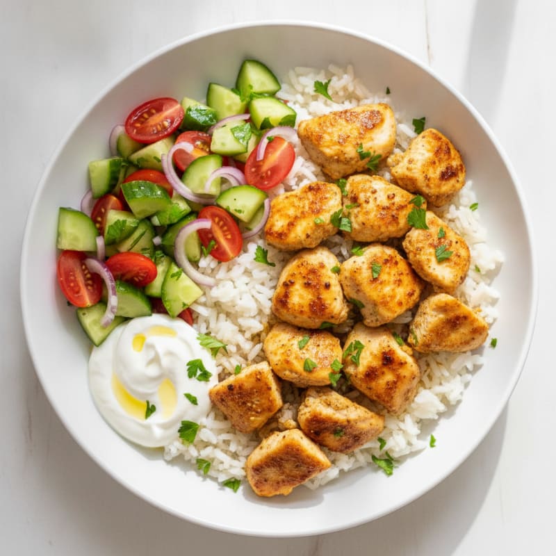 Chicken Shawarma Rice Bowl