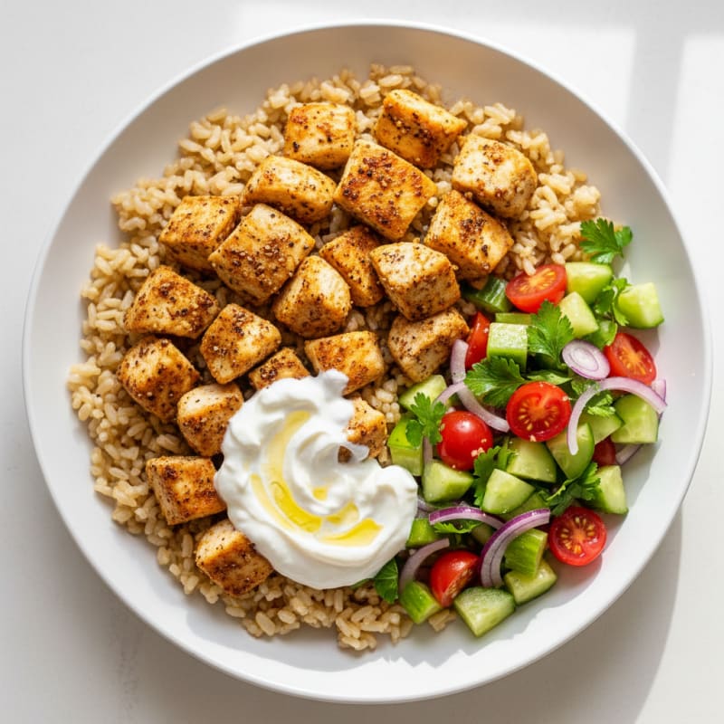 Chicken Shawarma Rice Bowl