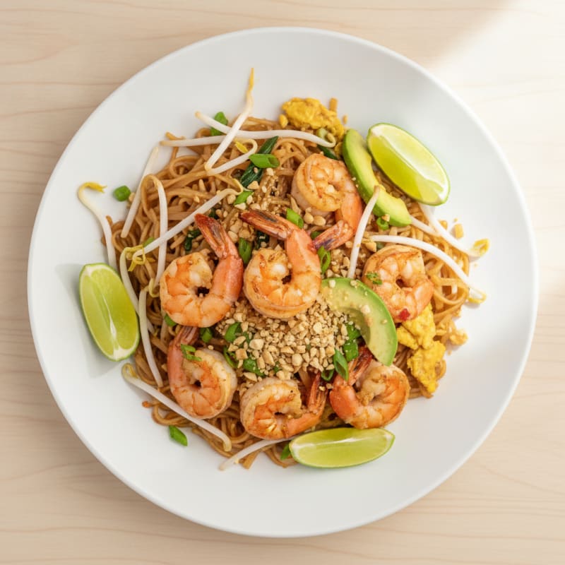 Shrimp Pad Thai Noodles