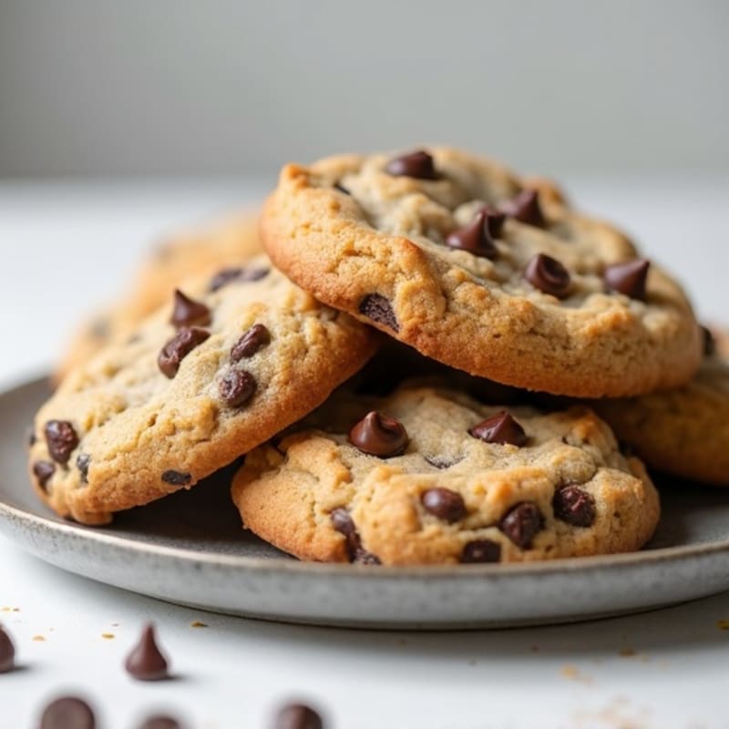 Protein-Packed Almond Flour Chocolate Chip Cookies