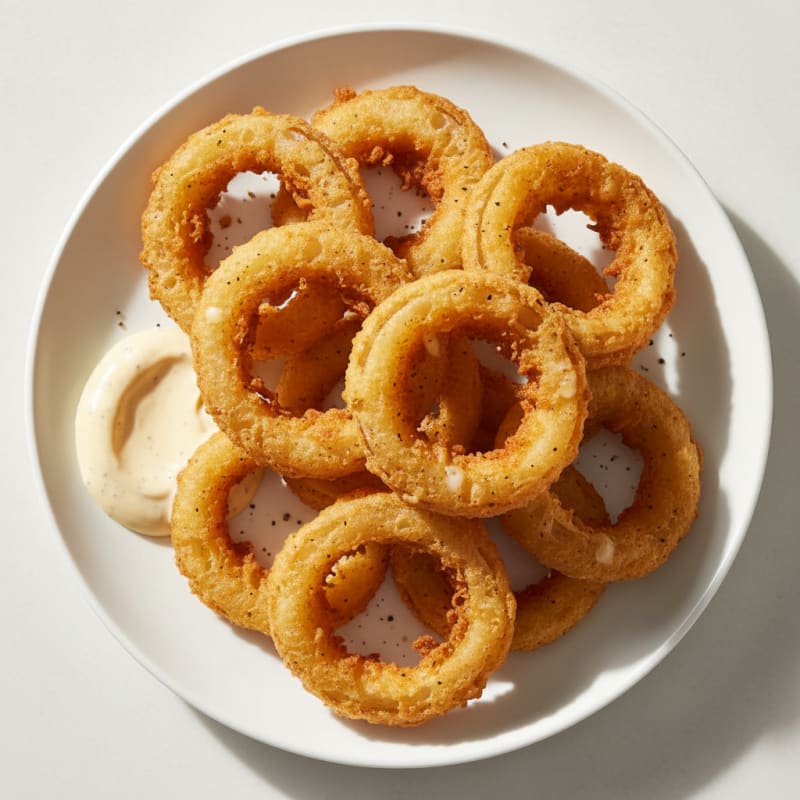 Crispy Beer-Battered Onion Rings