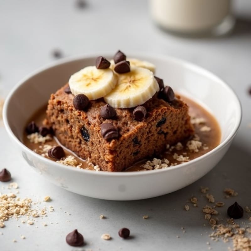 Rich Double Chocolate Protein Baked Oats