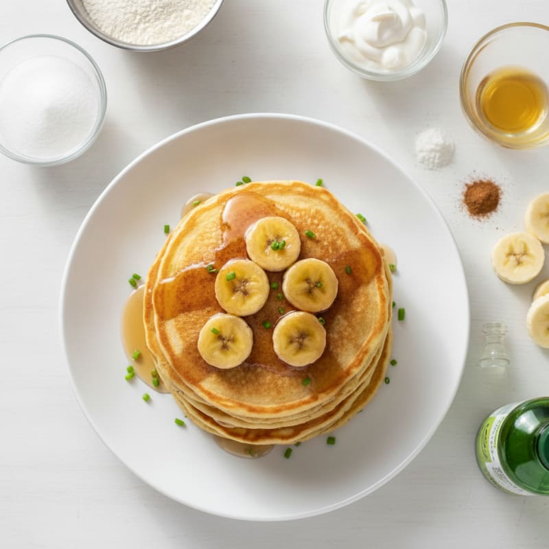 High-Protein Buttermilk Banana Pancakes