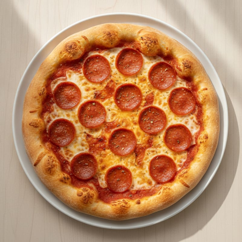 Stuffed Crust Pepperoni Pizza