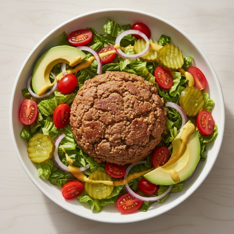 Classic Beef Burger Bowl