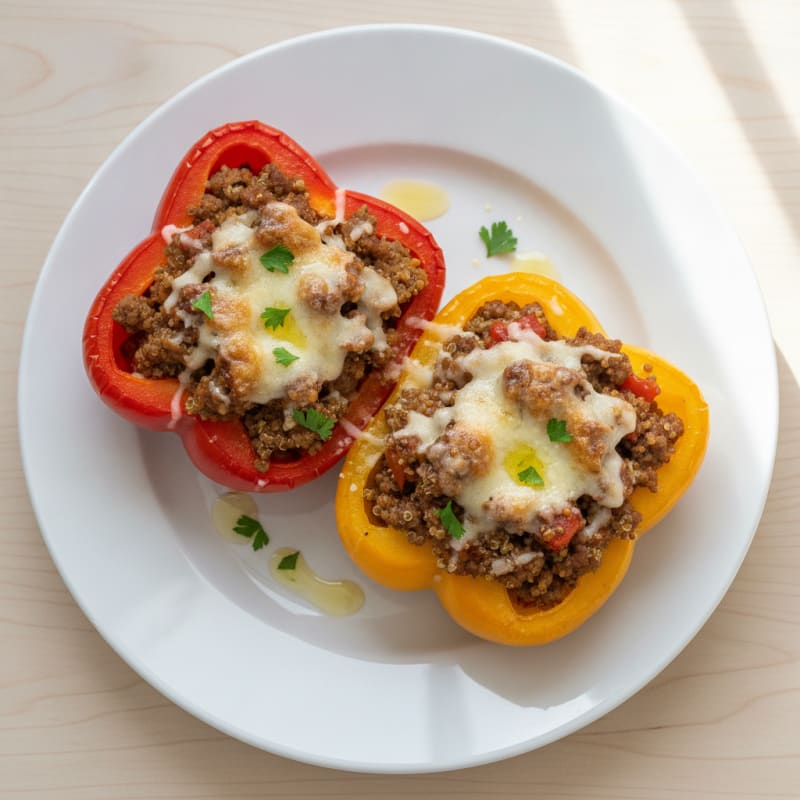 Ground Beef Stuffed Bell Peppers