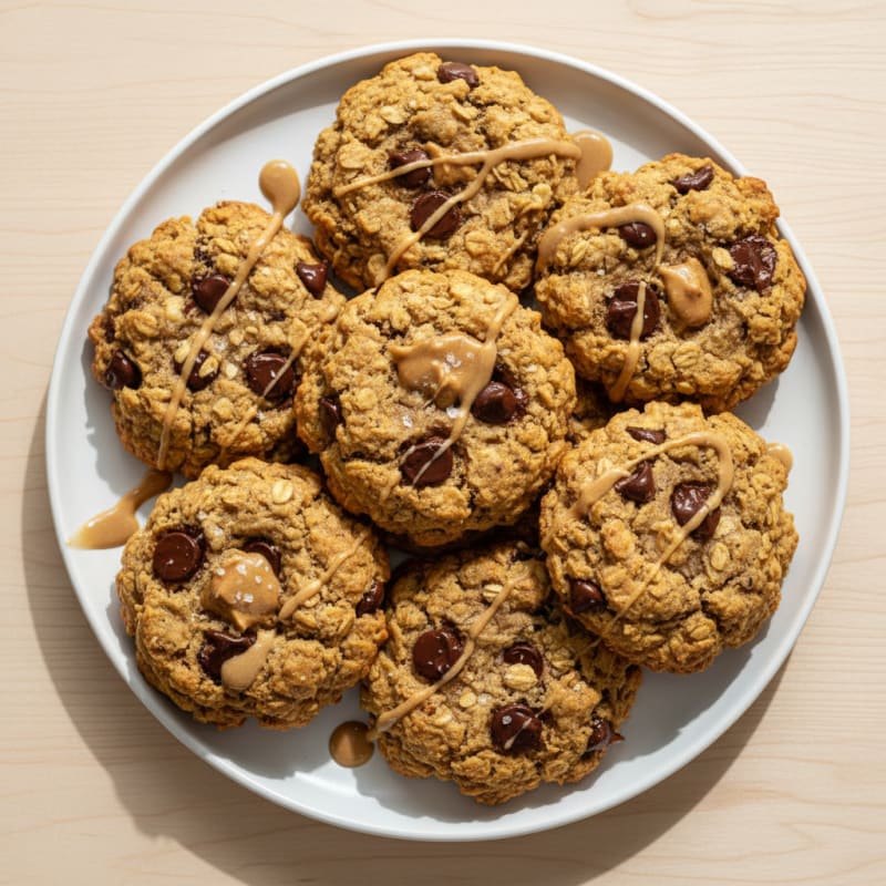 High-Protein Chewy Chocolate Chip Breakfast Cookies