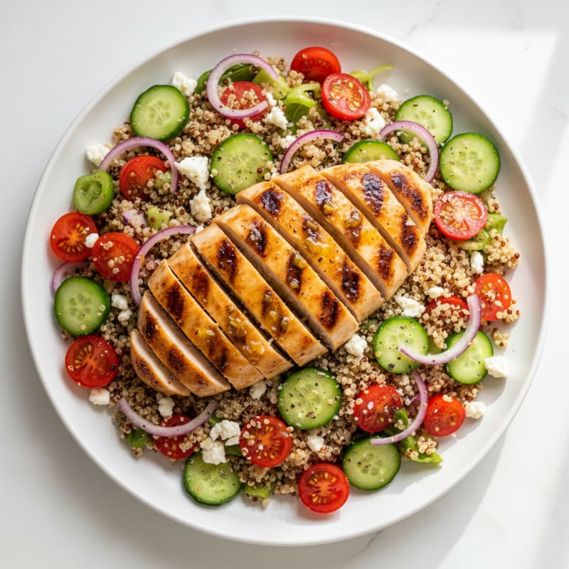 Zesty Grilled Chicken and Quinoa Salad