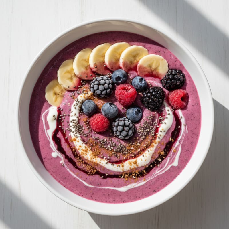 Berry Banana Breakfast Smoothie