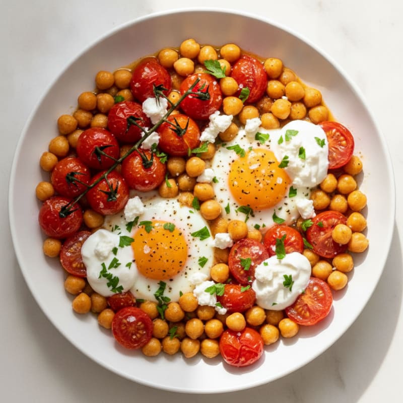 Baked Eggs with Roasted Tomatoes