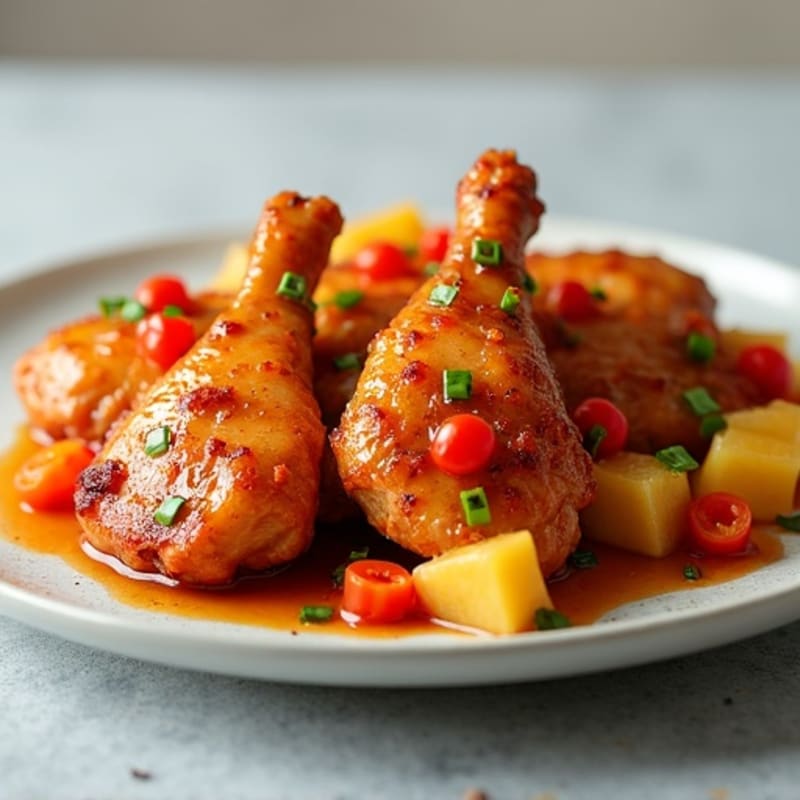 Crispy Baked Sweet and Sour Chicken